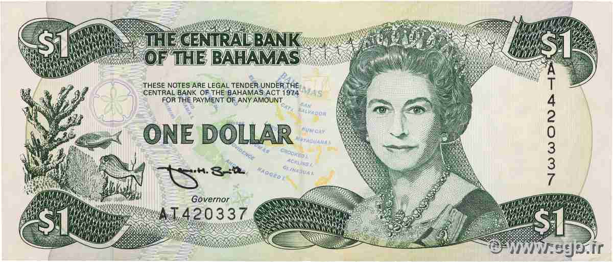 1 Dollar BAHAMAS 1992 P.51 q.SPL