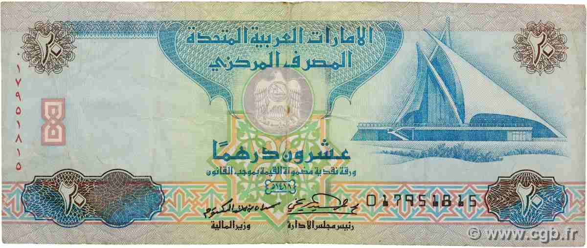 20 Dirhams EMIRATI ARABI UNITI 1997 P.21a q.BB