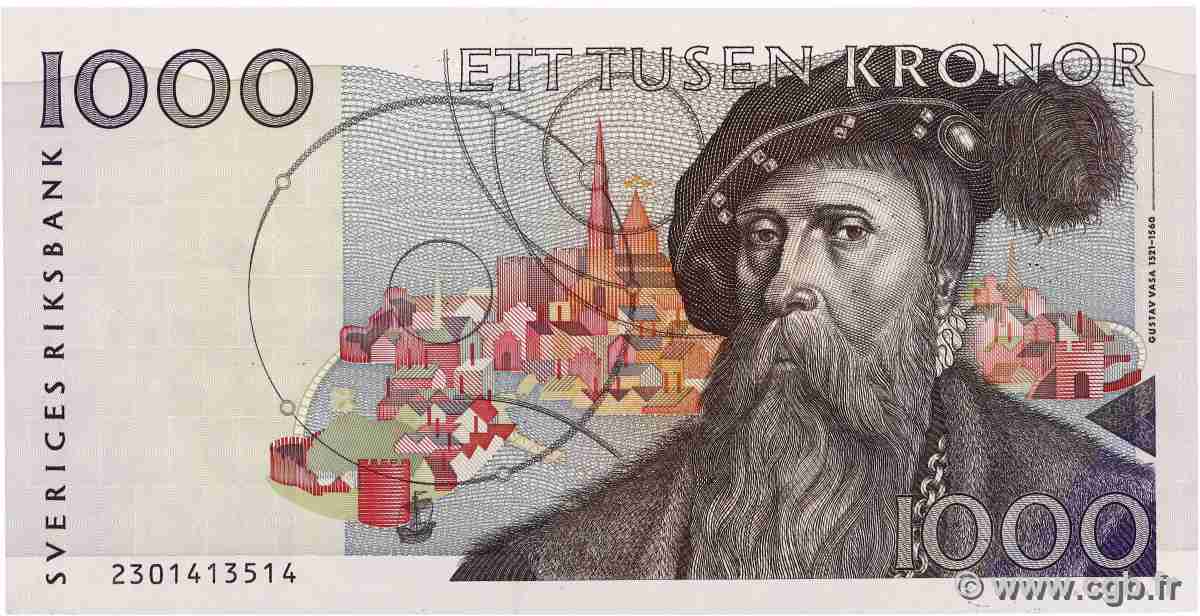 1000 Kronor SUÈDE 1992 P.60a FDC