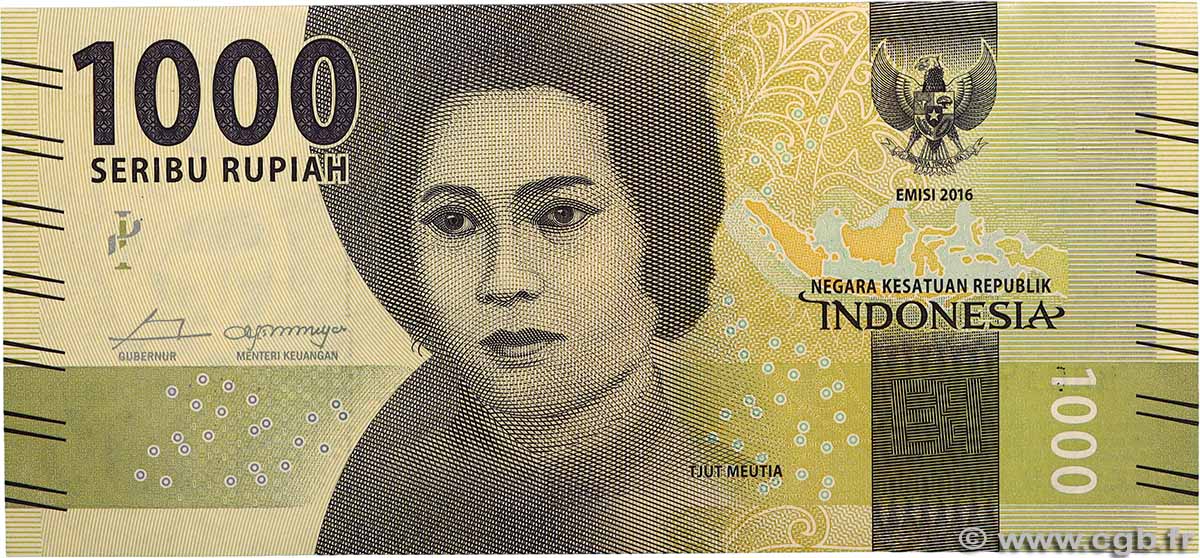 1000 Rupiah INDONÉSIE 2018 P.154c NEUF