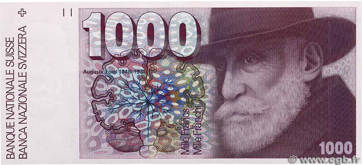 1000 Francs SWITZERLAND 1993 P.59f UNC-