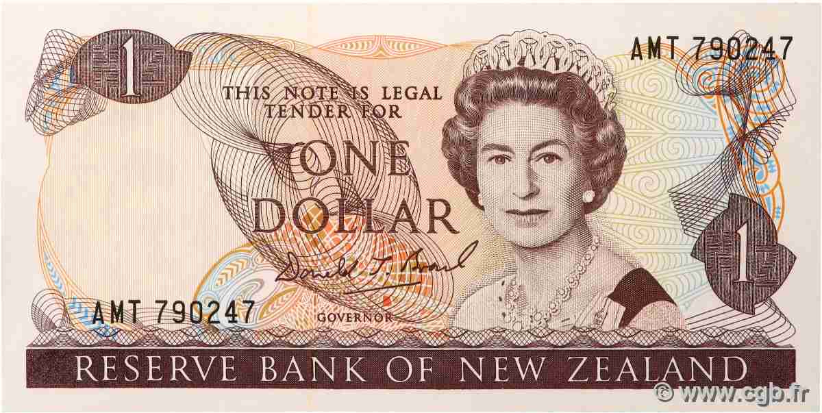 1 Dollar NEW ZEALAND 1988 P.169c UNC