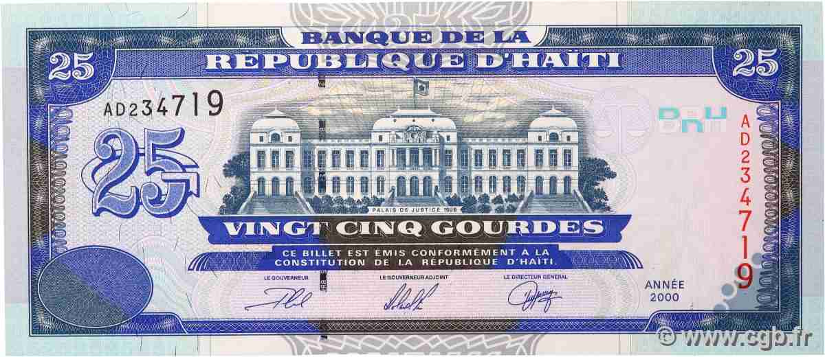 25 Gourdes HAÏTI 2006 P.266 UNC