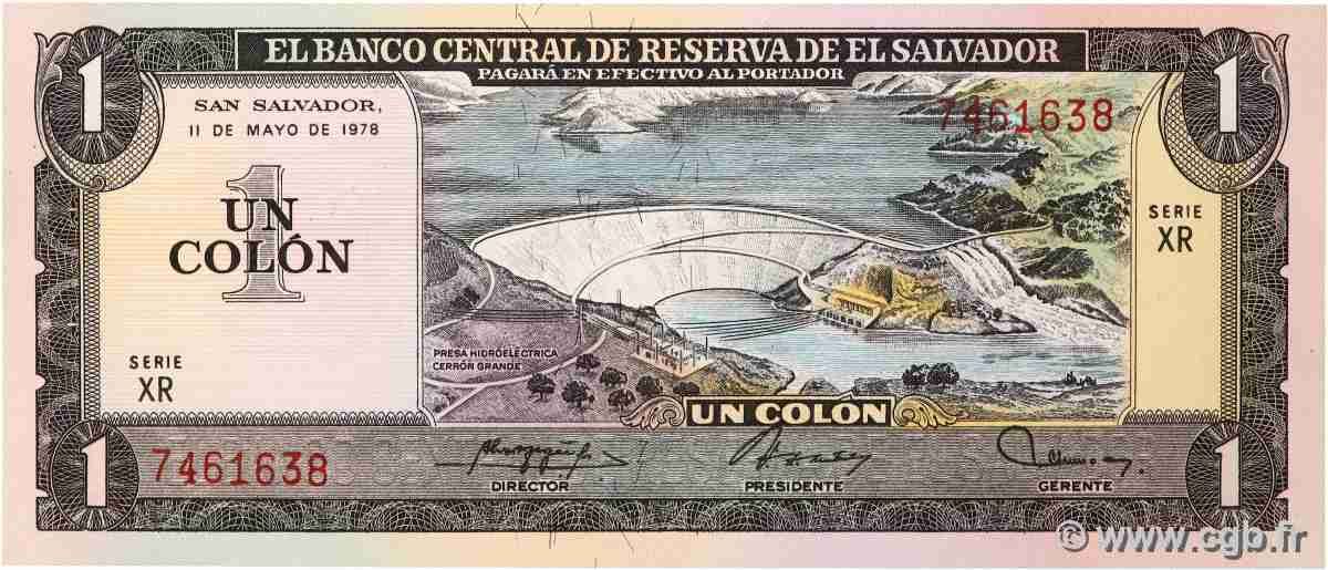 1 Colon EL SALVADOR 1979 P.125a UNC-