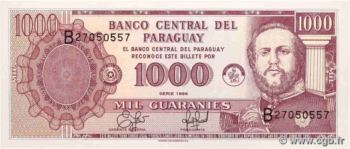 1000 Guaranies PARAGUAY 1998 P.213 NEUF