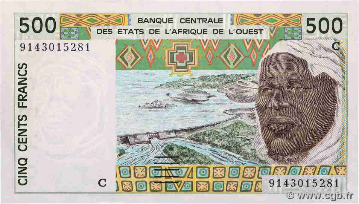 500 Francs STATI AMERICANI AFRICANI 1991 P.310Ca q.FDC