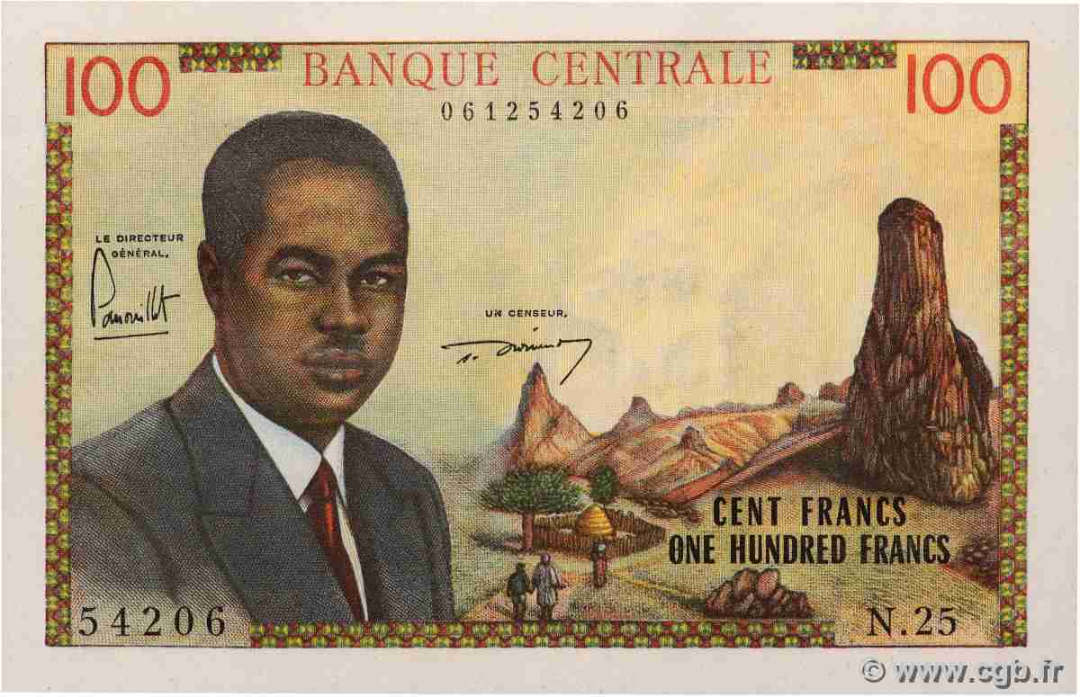 100 Francs type 1962 CAMERUN 1962 A.148a SPL+