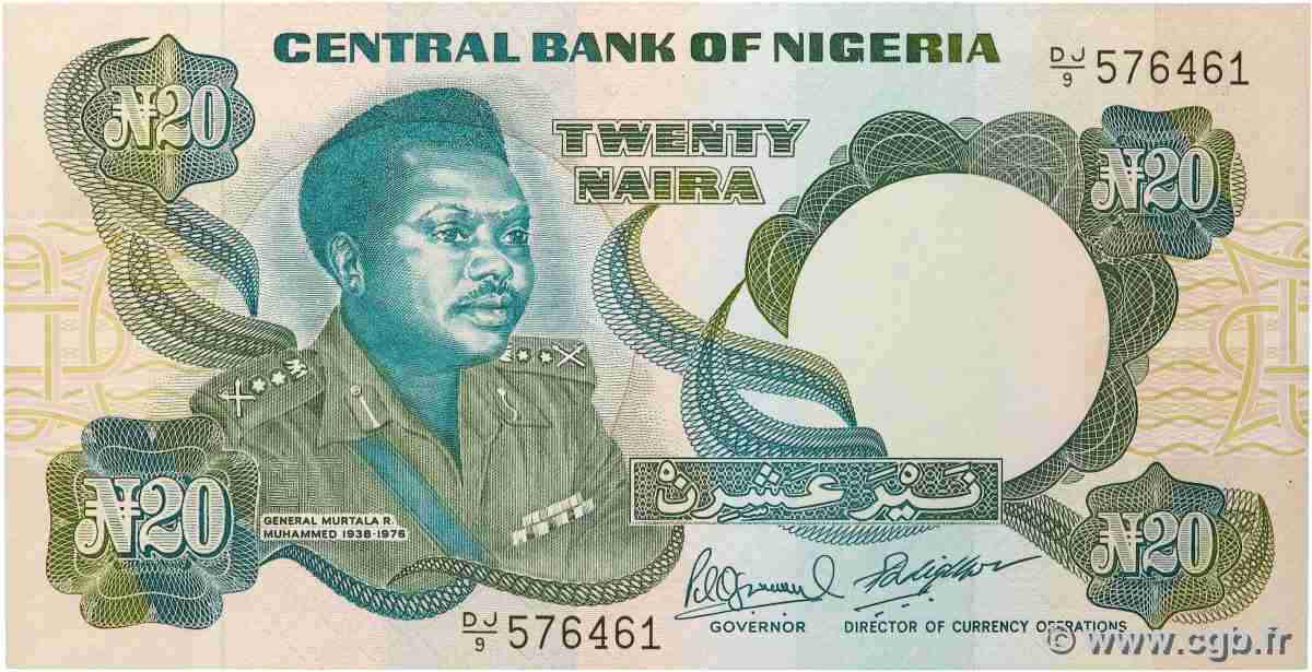 20 Naira NIGERIA 1984 P.26f pr.NEUF