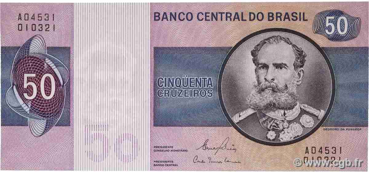 50 Cruzeiros BRAZIL 1980 P.194c UNC