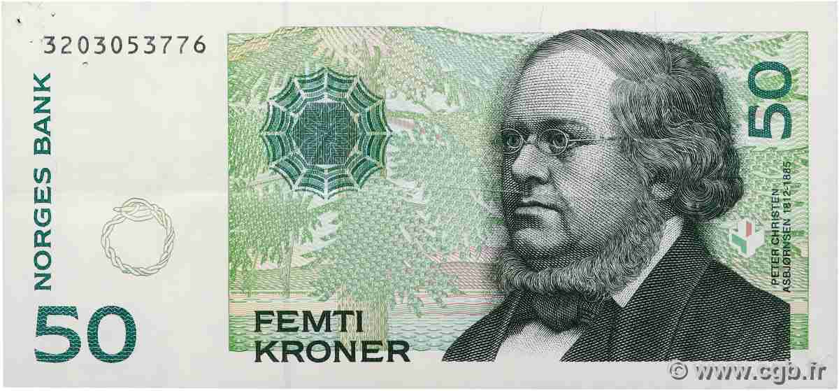 50 Kroner NORVÈGE 2000 P.46b pr.SUP