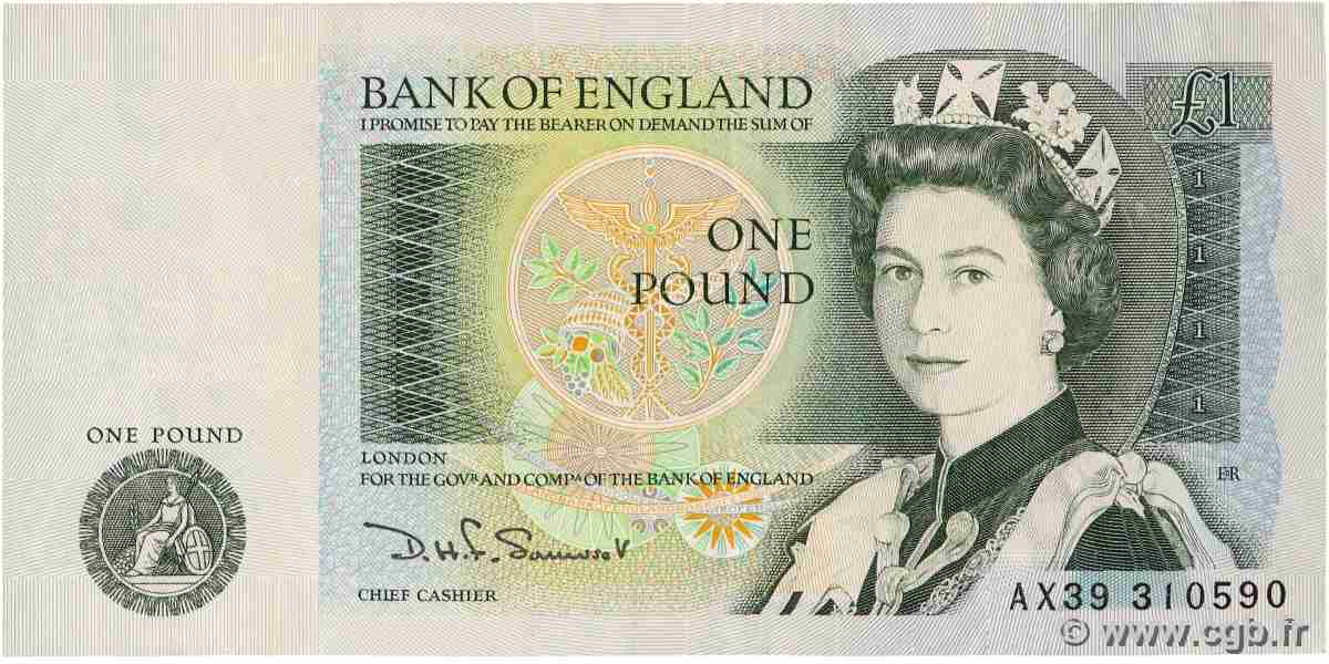 1 Pound FRANCE 1981 P.377b F+