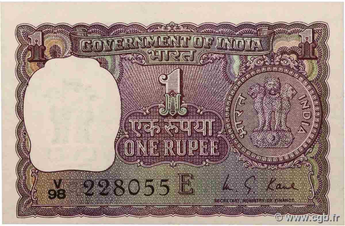 1 Rupee INDE 1973 P.077m SPL