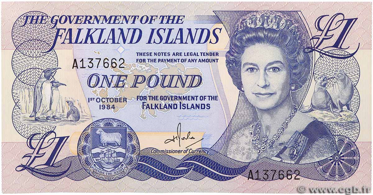 1 Pound FALKLAND ISLANDS 1984 P.13a UNC