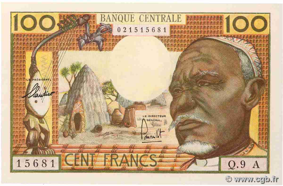 100 Francs type 1962A TCHAD 1963 A.273a NEUF