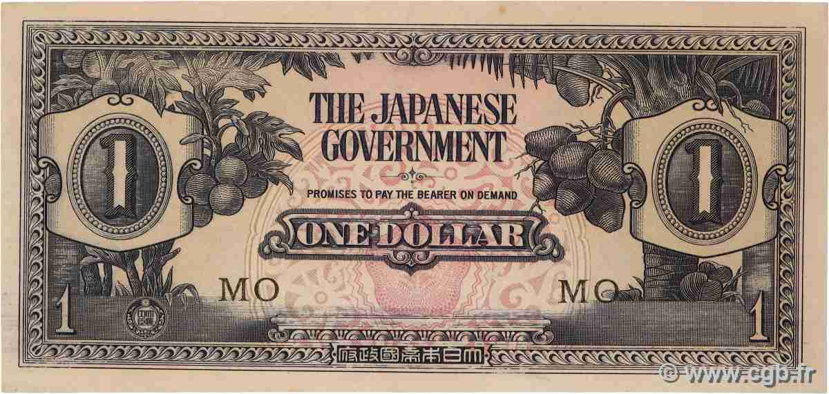 1 Dollar MALAYA 1942 P.M05c fST