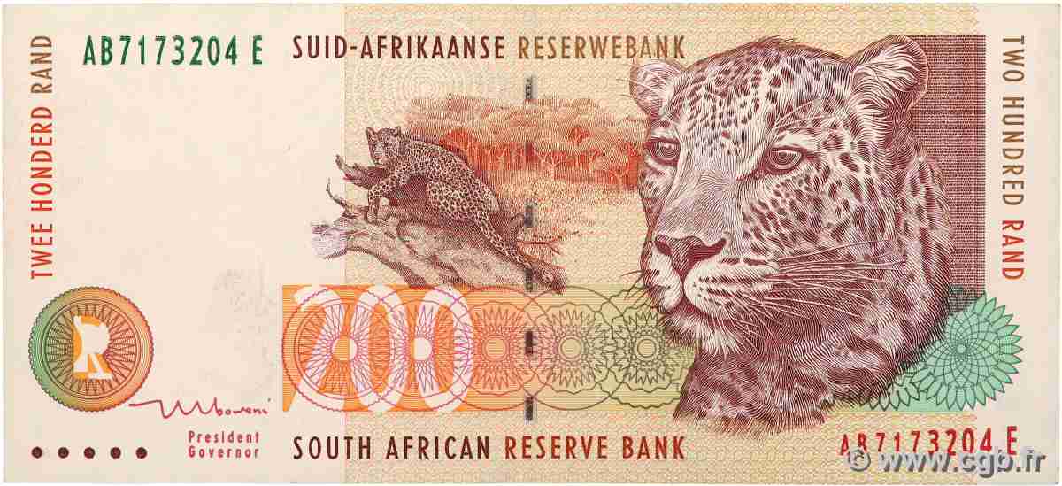 200 Rand SUDÁFRICA 1999 P.127b MBC+