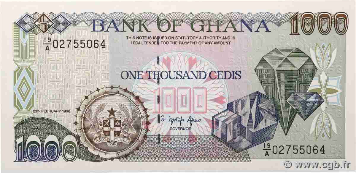 1000 Cedis GHANA 1996 P.29b NEUF
