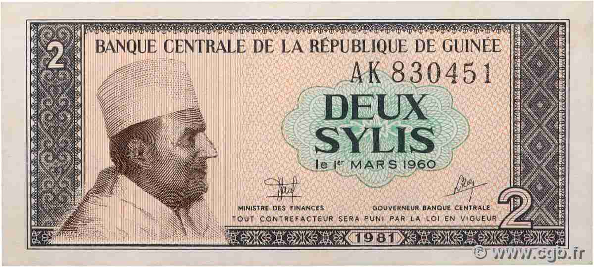 2 Sylis GUINÉE 1981 P.21 SPL