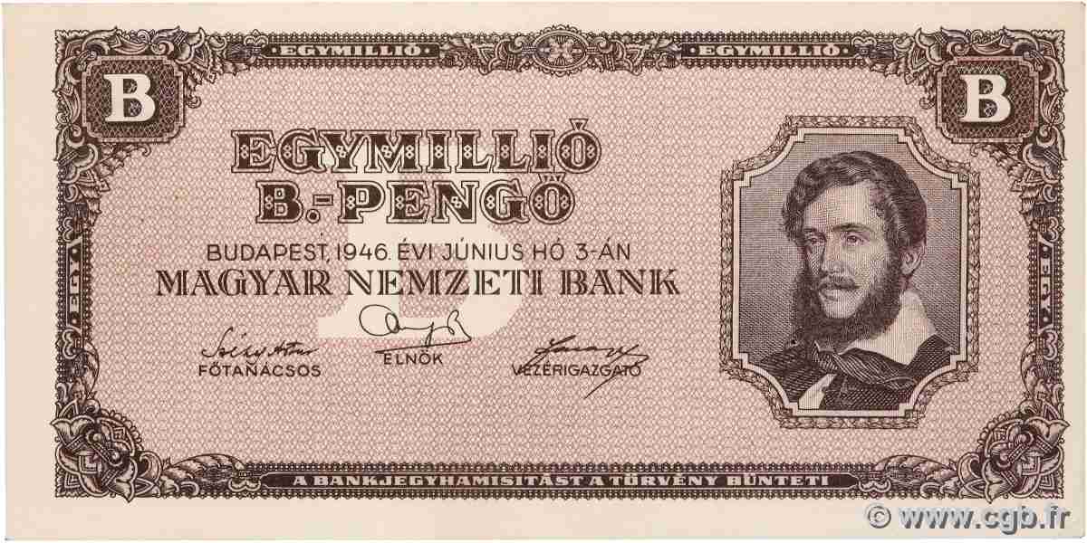 1000000 B-Pengö HONGRIE 1946 P.134 pr.NEUF