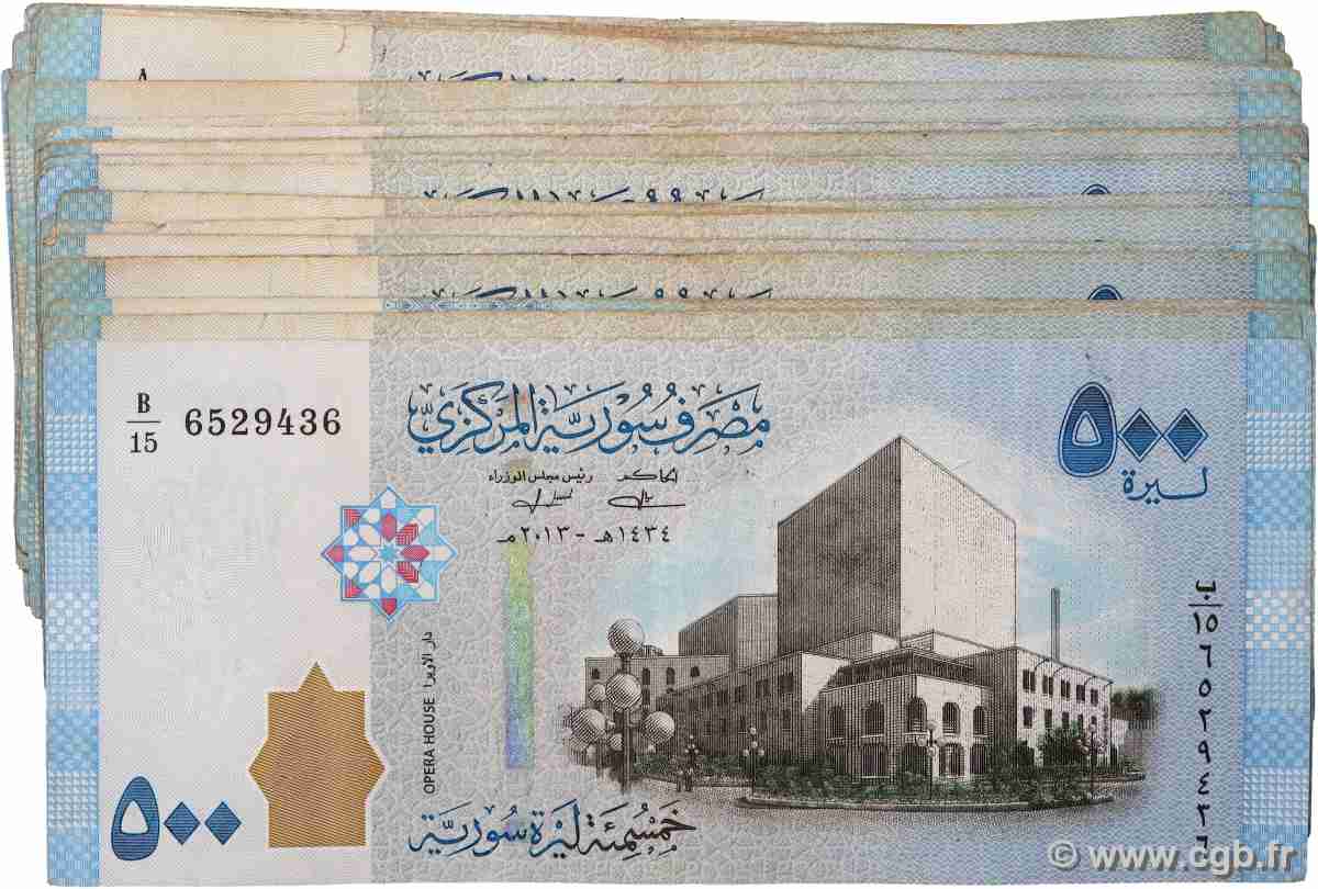 500 Pounds Lot SYRIEN 2013 P.115 S