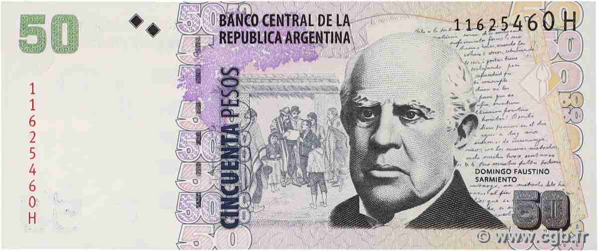 50 Pesos ARGENTINA 2003 P.356 FDC