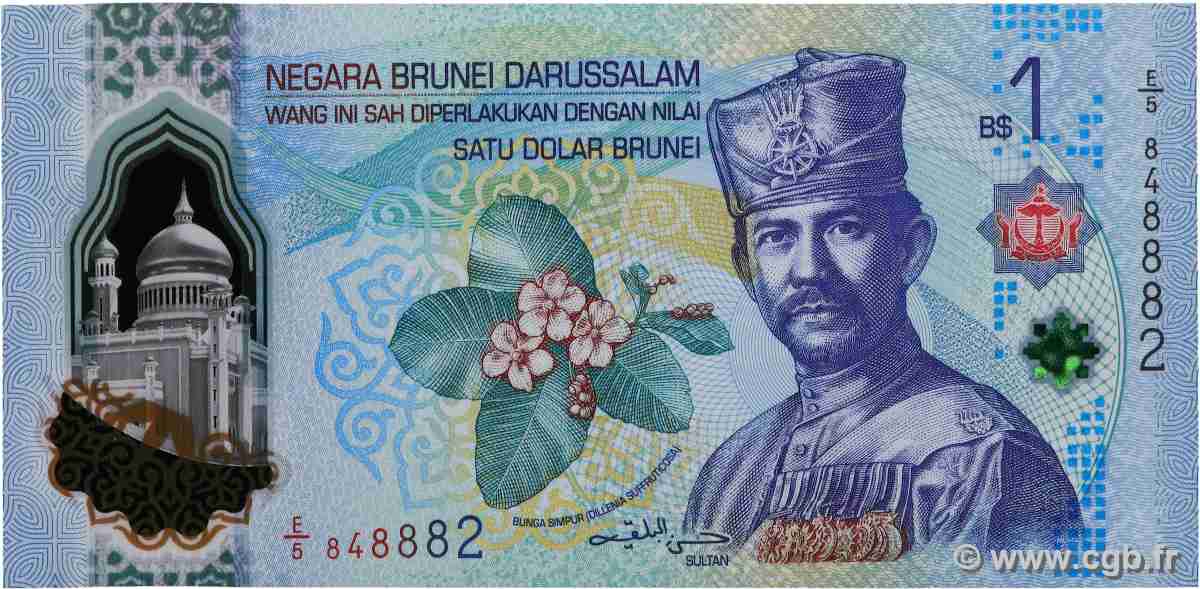 1 Dollar Brunei BRUNEI 2024 P.41 NEUF
