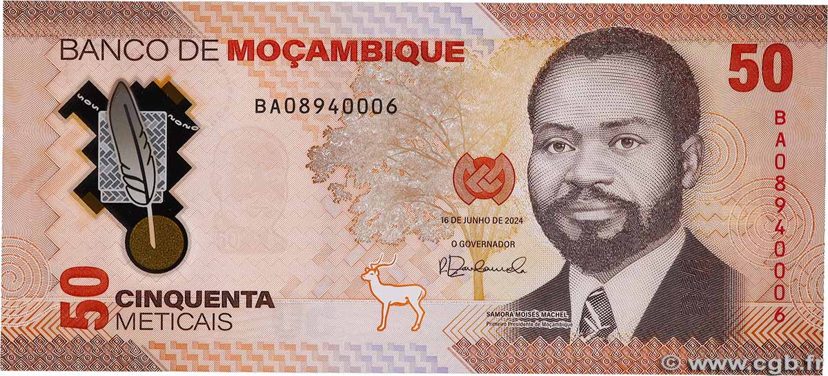 50 Meticais MOZAMBICO 2024 P.156 FDC