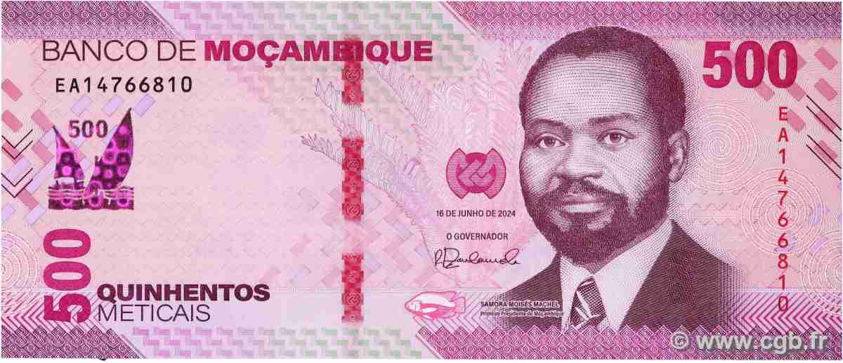 500 Meticais MOZAMBICO 2024 P.159 FDC