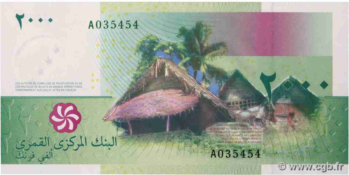 2000 Francs COMOROS 2005 P.17 UNC