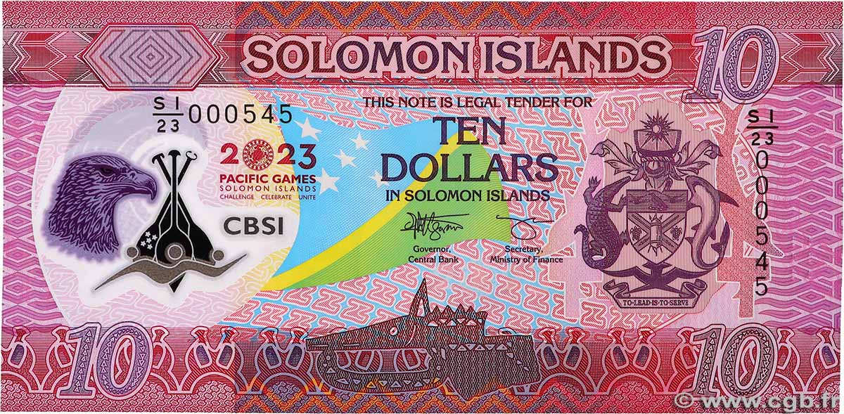 10 Dollars Commémoratif SOLOMON ISLANDS 2023 P.39 UNC