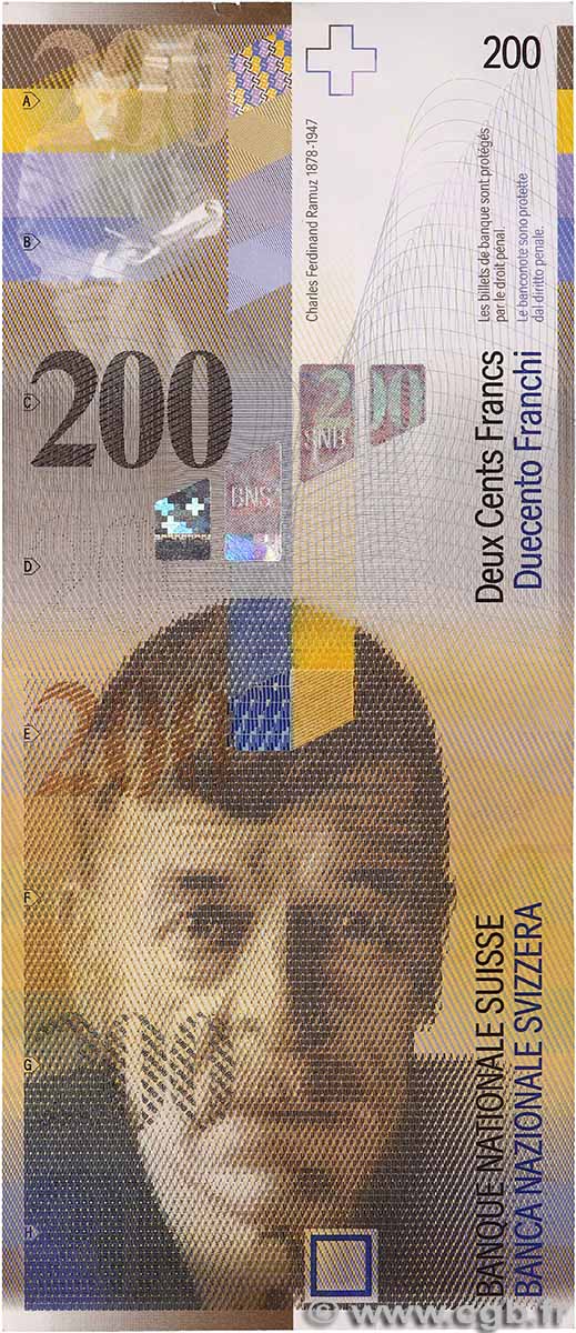 200 Francs SUISSE 1996 P.73a BB