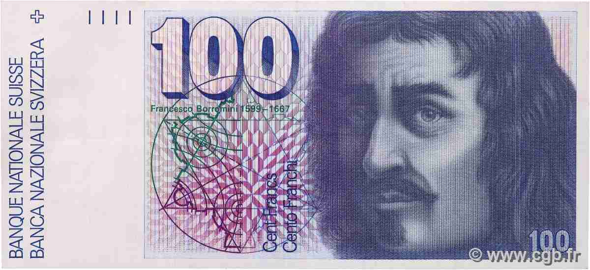 100 Francs SUISSE 1933 P.57m q.SPL
