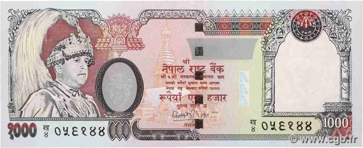 1000 Rupees NÉPAL 2002 P.51 NEUF