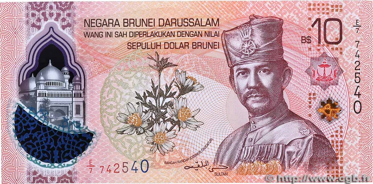 10 Dollars Brunei BRUNEI 2024 P.43 NEUF