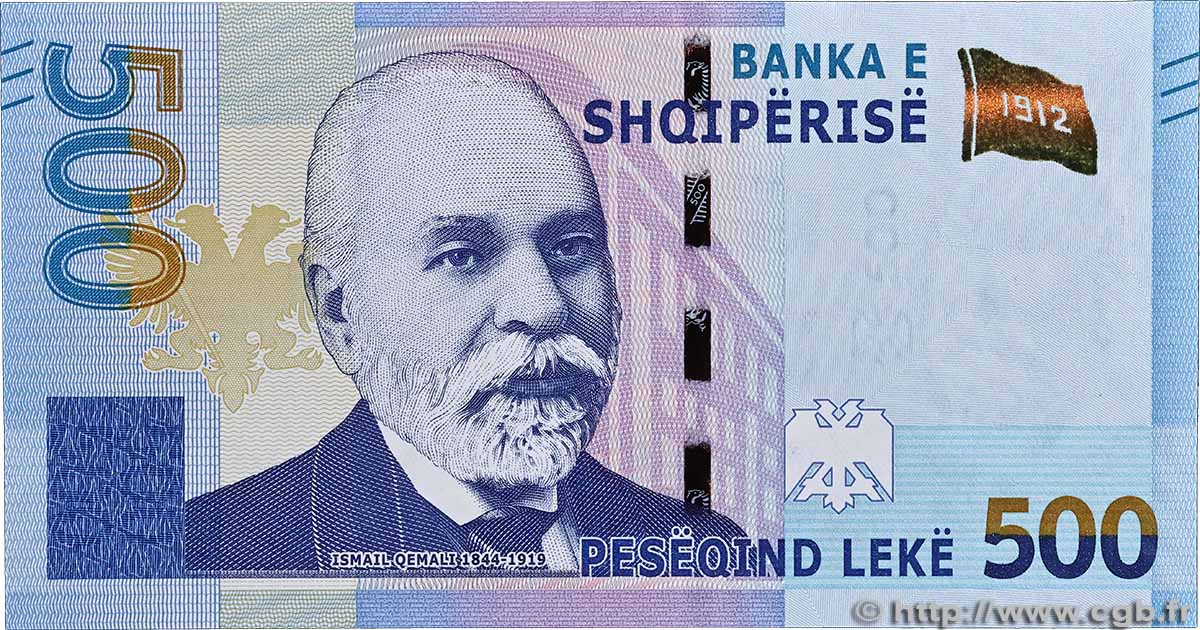 500 Lekë ALBANIA 2020 P.77 FDC