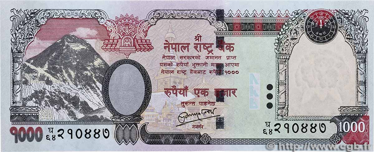 1000 Rupees NÉPAL 2010 P.68b NEUF