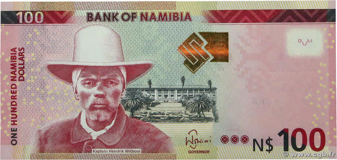 100 Namibia Dollars NAMIBIA 2012 P.14 UNC