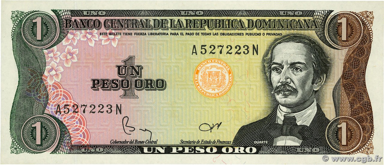 1 Peso Oro RÉPUBLIQUE DOMINICAINE 1984 P.126a UNC