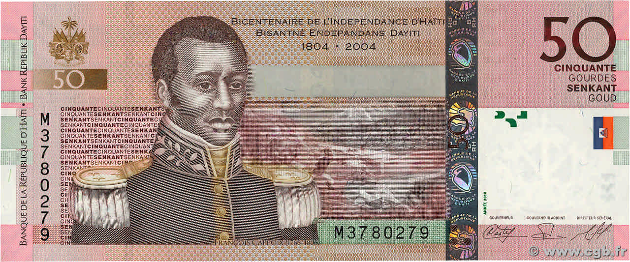 50 Gourdes HAÏTI 2010 P.274c ST