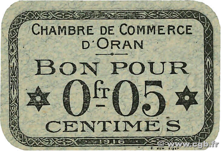 Centimes Alg Rie Oran Jp B Billets