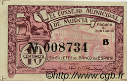 10 Centimos ESPAGNE Murcia 1937 E.522a pr.NEUF