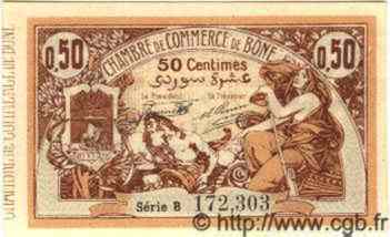 50 Centimes ALGÉRIE Bône 1918 JP.05 NEUF