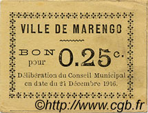 25 Centimes ALGÉRIE Marengo 1916  TTB+