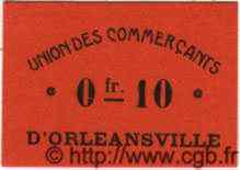 10 Centimes ALGÉRIE Orleansville 1915 JPCV.04 NEUF