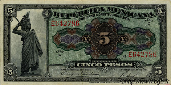 5 Dollars ÉTATS CONFÉDÉRÉS D AMÉRIQUE  1861 P.019c B à TB