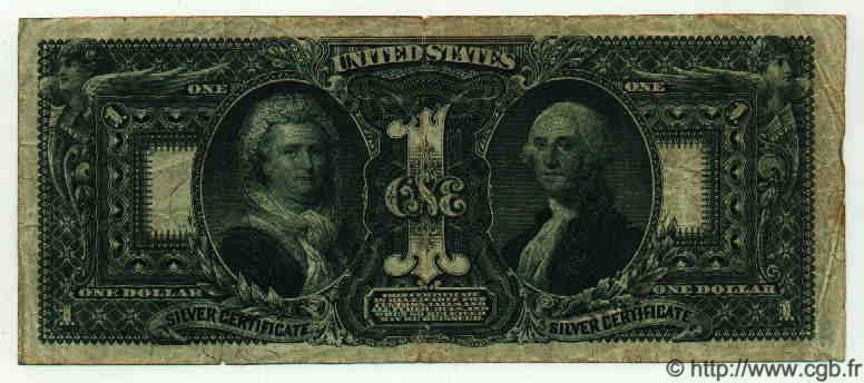 1 Dollar ÉTATS-UNIS D AMÉRIQUE  1896 P.335 TB à TTB