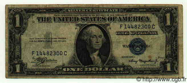 1 Dollar ÉTATS-UNIS D AMÉRIQUE  1935 P.416a TB à TTB