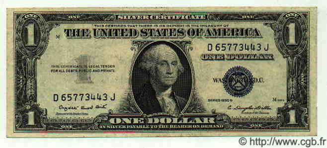 1 Dollar ÉTATS-UNIS D AMÉRIQUE  1935 P.416gwm TTB+