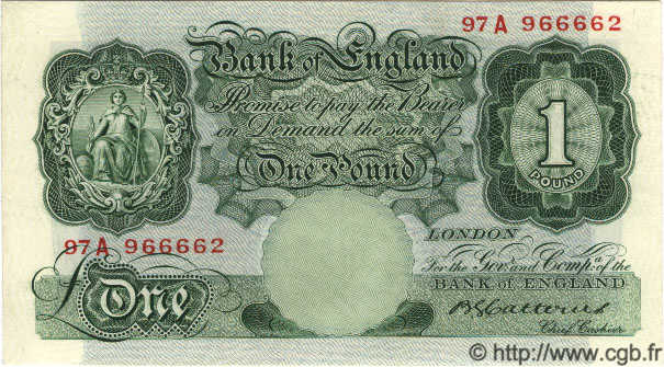 1 Pound ANGLETERRE  1930 P.363b SUP+