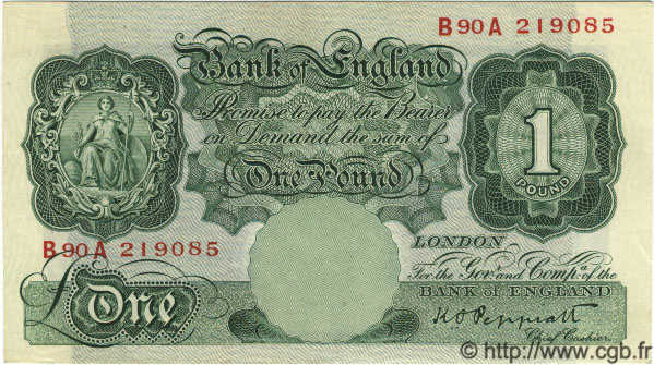 1 Pound ANGLETERRE  1934 P.363c SPL